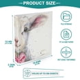 thumbnail image 5 of Sheep Bow 3 Ring Binders 1.5 inch Hardcover File Folders with Interior Pockets A4 Size Organizer for School Office Hospital, 5 of 8