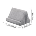 thumbnail image 2 of Lypsnake Tablet Pillow Stand & iPad Holder, Soft Velvet Multi-Angle Cushion for Reading Typing and Viewing, Universal Support for Tablets E-Readers and Phones, 2 of 6