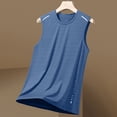 thumbnail image 4 of Ccpelsie Mens Tank Tops Workout Sleeveless Shirts Casual Tees Gym Muscle Shirts for Men(Blue,L), 4 of 9