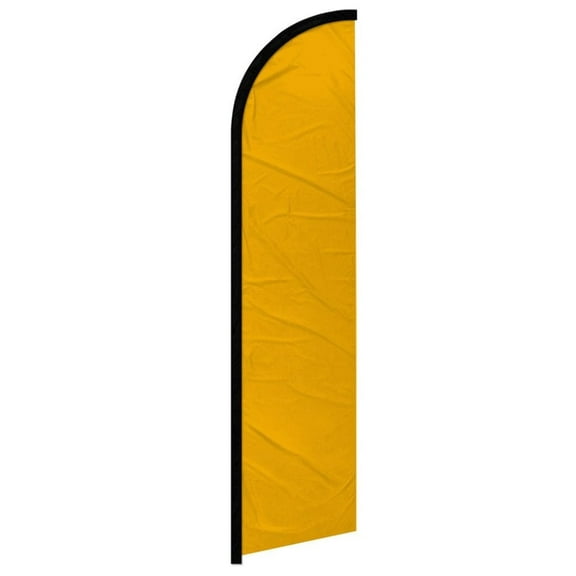 Gold Solid Color Windless Banner Flag