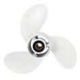 thumbnail image 1 of 6G1-45941-00-El for 6-8Hp 8 1/2 X 8 1/2 Boat Outboard Propeller White Aluminum Alloy 7 Spline Tooth, 1 of 5