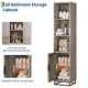 thumbnail image 5 of QinaQin Gabinete angosto de almacenamiento de 70 pulgadas con puerta y repisa ajustable, mueble de piso ideal para baño, cocina, lavandería o espacios pequeños, 5 of 8
