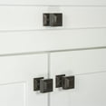 thumbnail image 4 of Grandeur 802236 Carre 1-1/4" Solid Brass Stepped Square Cabinet Knob - Brass, 4 of 7