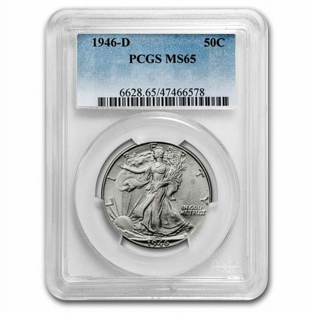 1946-D Walking Liberty Half Dollar MS-65 PCGS