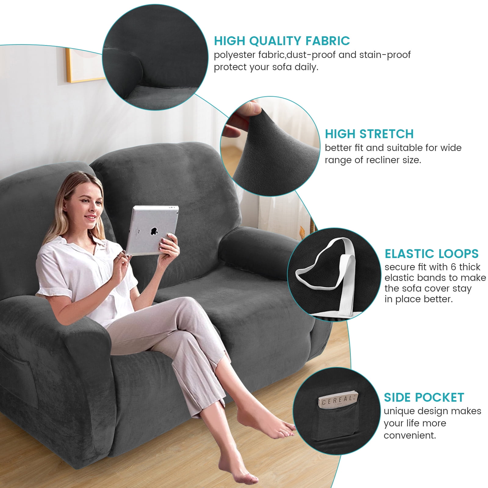 Sure fit recliner cover hotsell