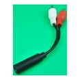 thumbnail image 7 of Good 3.5mm Audio Jack Female To 2 x Phono RCA Male Stereo Connector D B ha GTR8, 7 of 7