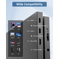 thumbnail image 3 of Yodoit Monitor Portátil para Laptop 1920×1080 15.6" FHD Pantalla de Monitor de Viaje Pantalla IPS con Puerto USB Tipo C y Altavoces con Smart Cover Monitor de Metal Compatible con PC, MacBook, Xbox (N, 3 of 5