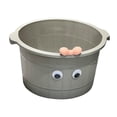thumbnail image 1 of Cubo de masaje para pies, para lavarlos y pedicura (8,66 pulgadas de ), versátil, ideal para regalar, para relajarse en casa, para hombres y Gris, 1 of 8