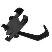 WORGEOUS Bike Mount Phone Holder Ram for Motorcycle Tip Door Plug Cell Black