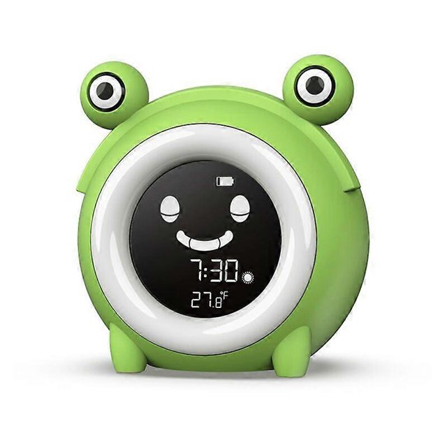 Kids Alarm Clock, Wake-up Light for Kids, Sleep Trainer, 3 Modes 5 Natural Sounds 5 Adjustable Color Lights Snooze Function