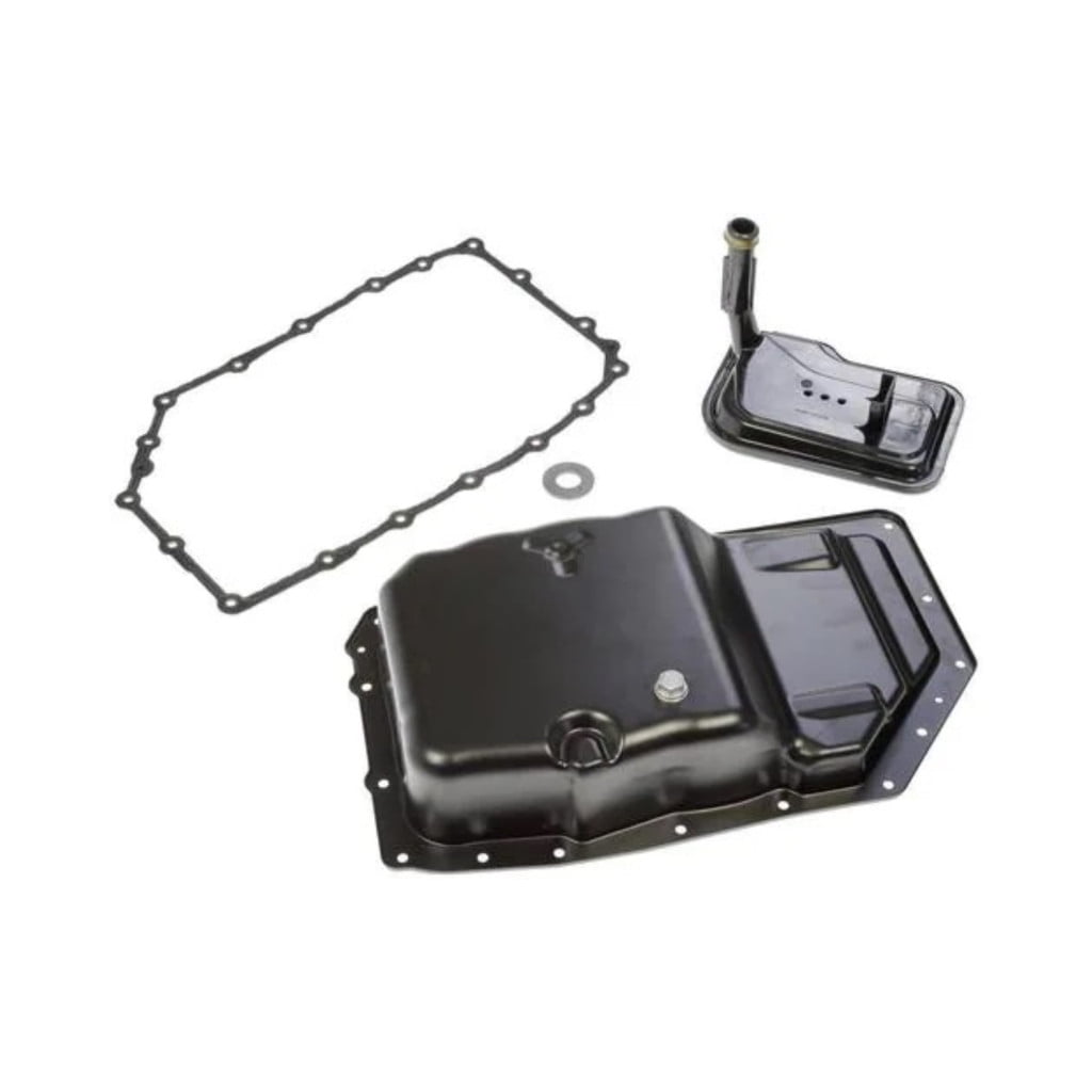 KarParts360 For Chevy Silverado 3500/2500 HD 2007-2018 Transmission Oil Pan | CAPA | Steel | Black | 6.3 Qt Capacity | Replacement For 24226851