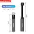 thumbnail image 4 of Tarjeta Gráfica COOLMOON Soporte para Chasis ATX/M-ATX/ITX (80 a 120mm) Negro, 4 of 4