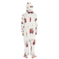 thumbnail image 2 of Soft Big Kids Onesie Pajamas Cozy Loose-Fit Jumpsuits for kids with Pockets for Christmas Lounge & Play Red Fire Trucks Pattern, 2 of 6