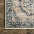 thumbnail image 5 of nuLOOM Kirsi Vintage Medallions SplashGuard Machine Washable Area Rug, 5' x 8', Kirsi Sand, 5 of 8