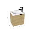 thumbnail image 3 of Esatto® Mueble Baño Pequeño Bamba Lavabo Llave Desagües, 3 of 9