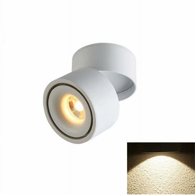 Foco de techo LED Foco de techo LED Foco de iluminación para el hogar (5W blanco (luz neutra) Rojo Verde