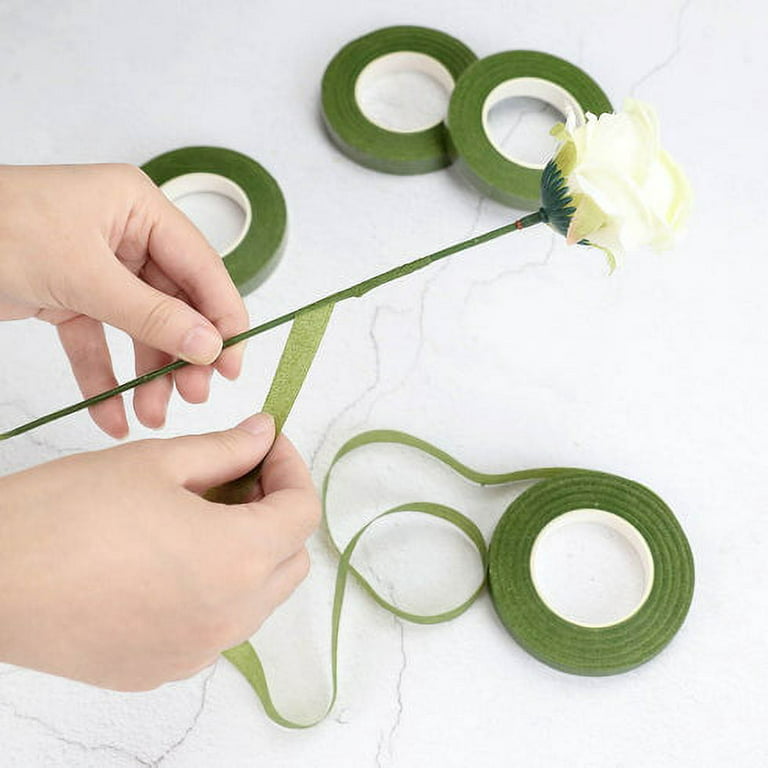 NOLITOY 4 Rolls Floral Tape Floral Bouquet Green Duct Tape Green Tape for  Flowers Gift Tape Tape Wrap Tape for Bouquet Wrap Tape Flower Making Flower