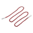 thumbnail image 1 of Unique Bargains Purse Chain Strap, 55' Purse Strap Shoulder Bag Replacement Strap, Red&Silver, 1 of 6