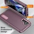 thumbnail image 4 of Feishell Case for Samsung Galaxy A14 5G 6.6 inch,Heavy Duty 3 Layer Military Protection with Hidden Kickstand Shock Resistant Armor Hybrid Bumper Rugged Rubber Phone Cover,Purple, 4 of 7