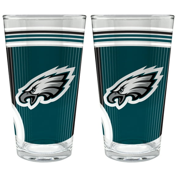 Philadelphia Eagles Two-Piece 16oz. Pint Glass Set