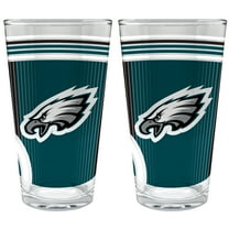 Philadelphia Eagles Two-Piece 16oz. Pint Glass Set