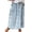 Flower, variant on Women's Vertical Striped High Waist Maxi Skirt Vintage Floral Cotton Long Skirt with Pockets