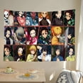 thumbnail image 3 of Demon Slayer Anime Backdrop Classics Photography Background for Bedroom Hall Dormitory Living Room Hanging (70.86x59.05inch) #05, 3 of 8