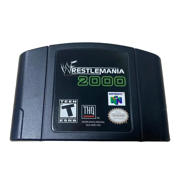 WWF WrestleMania- N64 Game Cartridge (US Version)​​