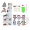 thumbnail image 3 of Dioche Resin Painting, Keychain, Painting, Widely Use Painting Set Super Cute Easy Operated Home Decor For Festival, 3 of 8