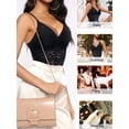 thumbnail image 4 of Women's Lace Bodysuit Tummy Control Shapewear with V-Neck and Backless Design, 4 of 6