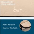 thumbnail image 2 of PETMAKER 72”x72” Extra Large Washable Pet Mat for Dog Potty Training, Whelping, or Crate Mat (Beige), 2 of 7