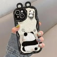 thumbnail image 5 of Cute Phone Case for iPhone 12 Kawaii Phone Case with 3D Animal Panda Pattern and 3D Ears Aesthetic iPhone 12 Cute Phone Case for Girls Women, 5 of 6