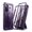 Purple, variant on Dexnor Full Body Case for Samsung Galaxy A54 5G Case, [Extra Front Frame] Heavy Duty Military Grade Protection Shockproof Case Built-in Screen Protector and Kickstand for Samsung A54 5G,Black