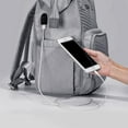 thumbnail image 6 of Sunveno Quilted Diaper Backpack, Large Capacity Disposable Diaper Bags, 6 of 16