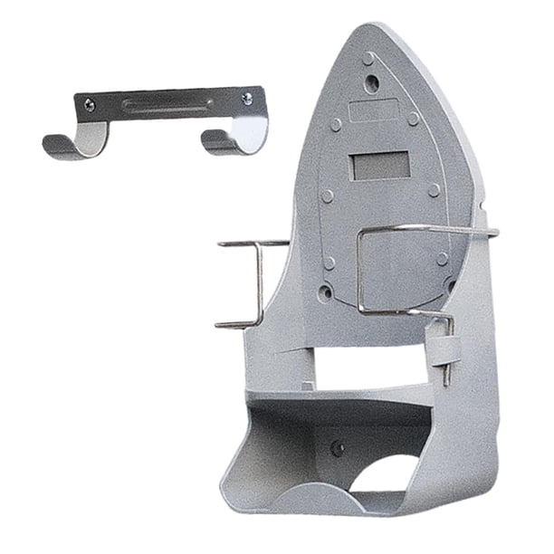 Organizador de almacenamiento para tabla de planchar, accesorios, resistente y ligero para montaje en pared. gris