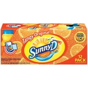 Sunny D: Orange Tangy Original 6.75 Oz Citrus Punch, 12 ct