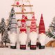 thumbnail image 3 of Juego de 4 fundas para botellas de vino de gnomo navideño, gnomos de Tomte suecos hechos a mano, decoraciones decorativas para botellas de vino, Papá Noel escandinavo, decoraciones navideñas de Año Nuevo, decoración de mesa de comedor, regalo de fiesta Rojo Verde, 3 of 5