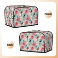 Pofeuu Roses and Butterflies Print Universal Two Slice Toaster Cover