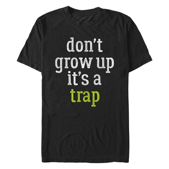 Men's Lost Gods Don't Grow Up It's a Trap  Graphic T-Shirt