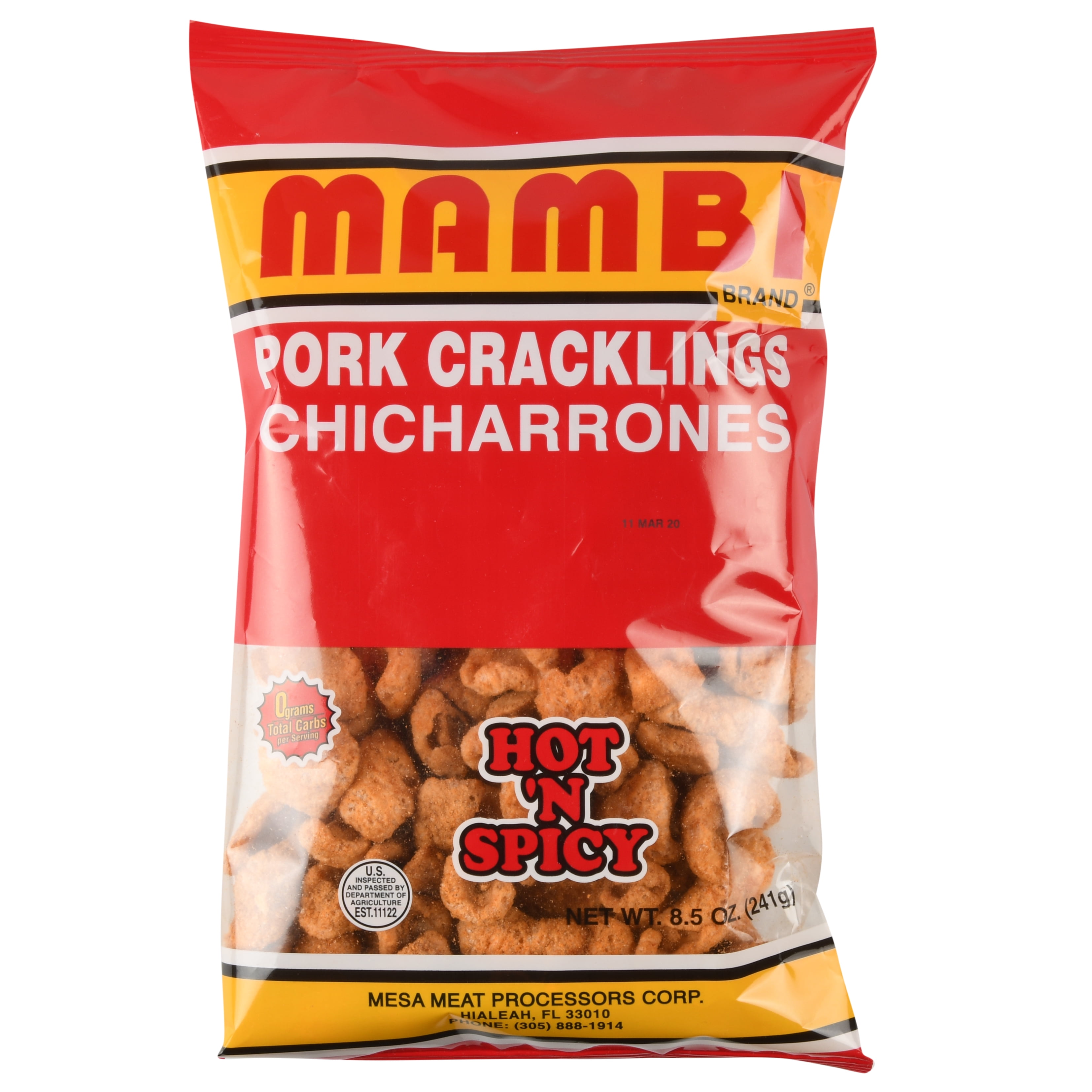 Mesa Meat Processors Mambi Pork Cracklings, 8.5 oz