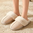thumbnail image 6 of BERANMEY Women's Fuzzy Memory Foam Slippers Ultra Plush Warmth Memory-Foam Support & Stylish Cozy Design Non-Slip Rubber Sole Indoor & Outdoor House Slippers for Women Perfect Christmas Gift, 6 of 8