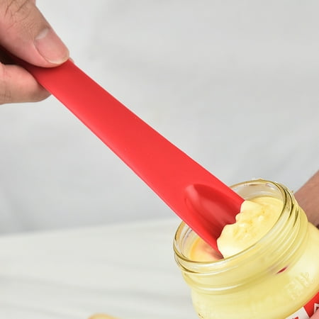 

Silicone Double Ended Spatula Household Bread Jam Double Ended Hanging Spoon Silicone Spatula Baking Tools
