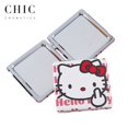 thumbnail image 2 of Espejo de belleza para maquillaje de bolsillo plegable con logotipo personalizado de viaje cuadrado Hello Kitty KT de chica bonita de dibujos animados portátil nuevo estilo 2023, 2 of 4