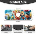 thumbnail image 2 of Fuzoiu Surreal Seafood Extravaganza Print Kitchen Faucet Suction Pad, Sink Splash Guard Faucet Mat, Faucet Handle Drip Catcher Tray Drying Mat For Bathroom Kitchen Bathroom Countertop, 2 of 7