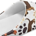 thumbnail image 5 of Uourmeti Dachshoud Paw Print Indoor House Slippers Anti-slip Non-slip Close Toe Rubber Sole Comfortable Sole Lightweight Easy On Slippers, 5 of 7