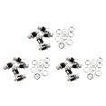 thumbnail image 2 of 15 Pcs 5.5mmx2.1mm DC Power Jack Socket Female Panel Mount Connector,15 x DC Power Jack PCB Mount Connector,Silver Tone & Black, 2 of 5