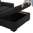thumbnail image 5 of Gewnee 103.5” Modular Deep Seat Sectional Sofa with Movable Ottomans 3-Seat L Shape Cloud Couch for Living Room, 5 of 19