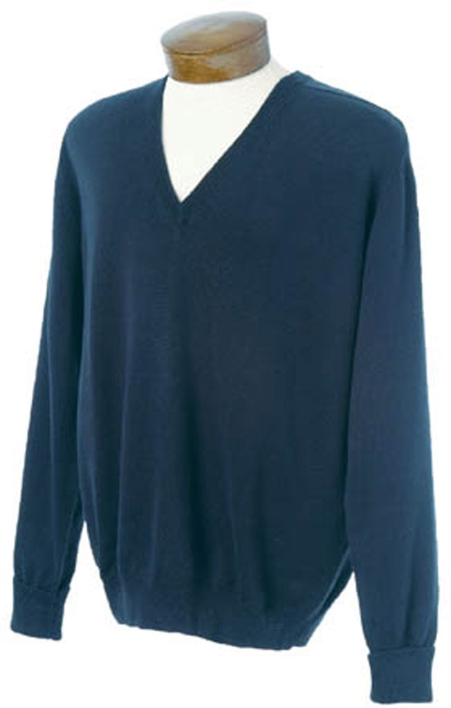 Monterey Club Men's 12 Gauge Knit Vneck Sweater 1910