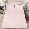 thumbnail image 2 of Homewish Chic Floral Flowers Twin Sheet Sets 3pcs for Boys Girls,Dreamy Princess Twin Fitted Sheet Microfiber,Vintage Aesthetic Breathable Flat Sheet,Luxury Bedroom Decor, 2 of 7