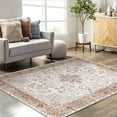 thumbnail image 3 of Anti-Slip Area Rug Short Shag Plush Flower Area Rug Moroccan Easy to Clean Washable Folding Back Rug Non-Shedding Area Rugs for Living Room, Bedroom,Children's Room, 3 of 9